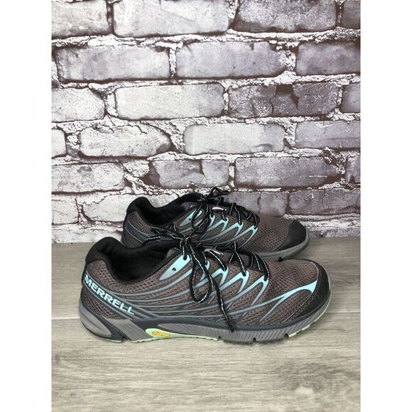 MERRELL Adventurine Black Aqua Mesh Lace Up Running Shoes Women Sz 8.5M US/39EU - Picture 12 of 16